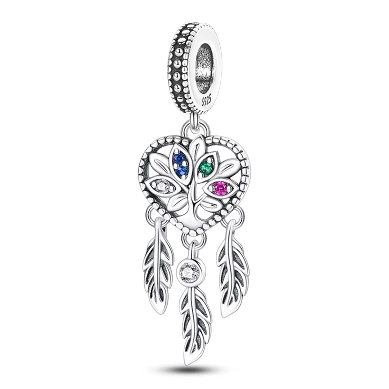 Charm Cœur Attrape-Rêves – Maison Perle