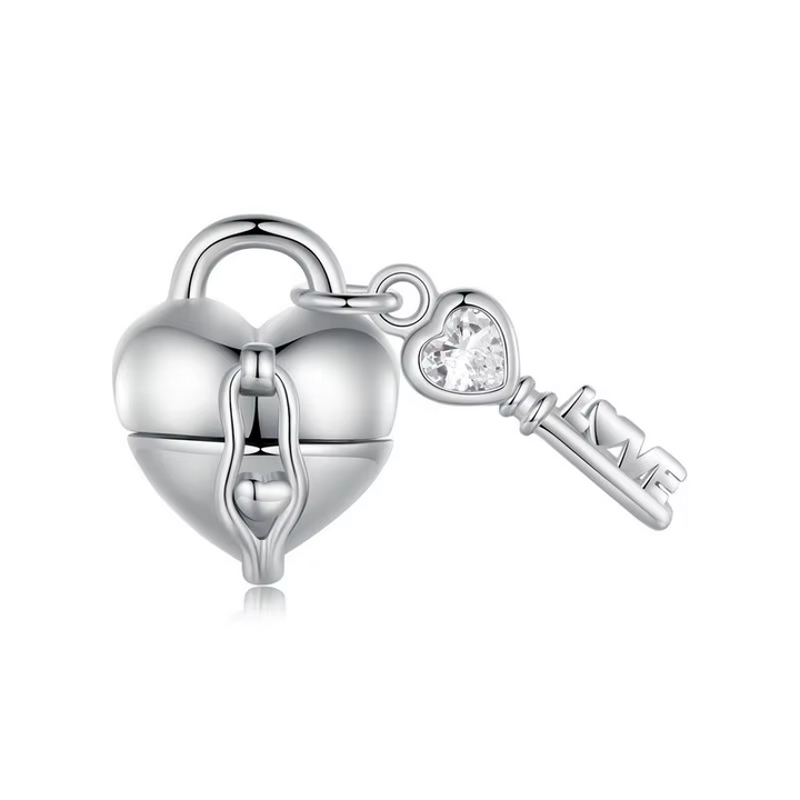 Charm Cœur et Clé – Maison Perle