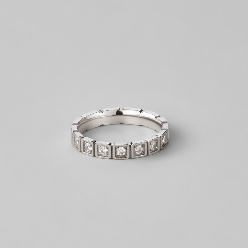 Bague Hera argentée cristal