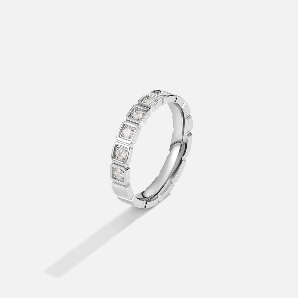 Bague Hera argentée cristal