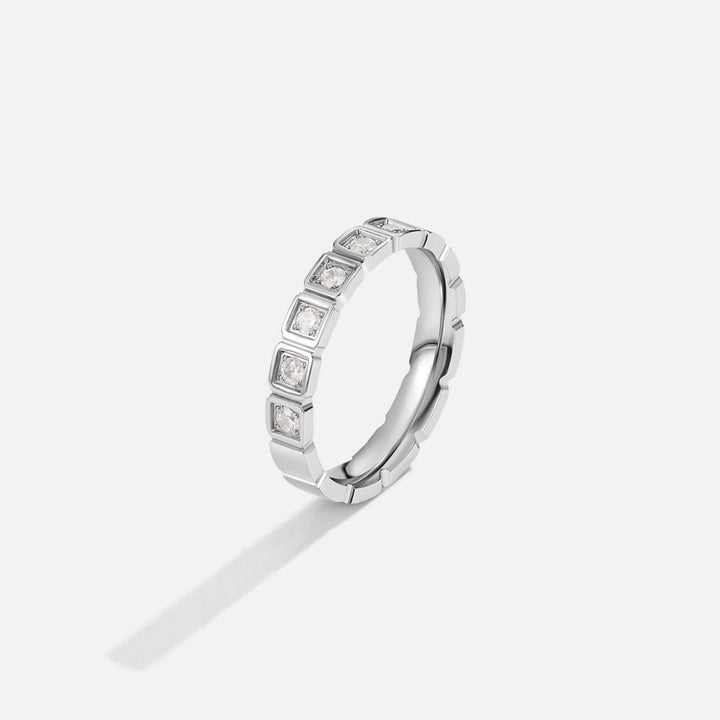 Bague Hera argentée cristal