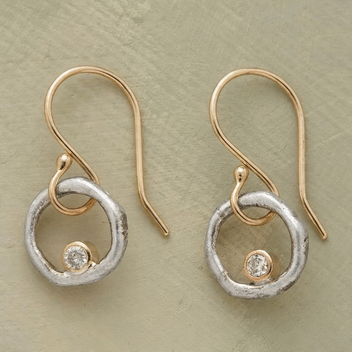 Boucles d’oreilles vintage Laura en zircon