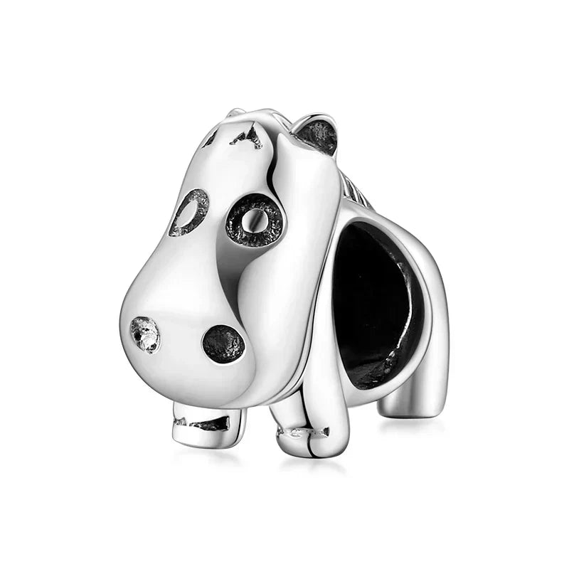 Charm Hippopotame - Maison Perle
