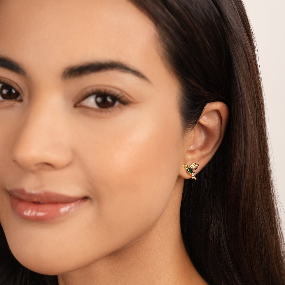 Boucles d’oreilles colibri