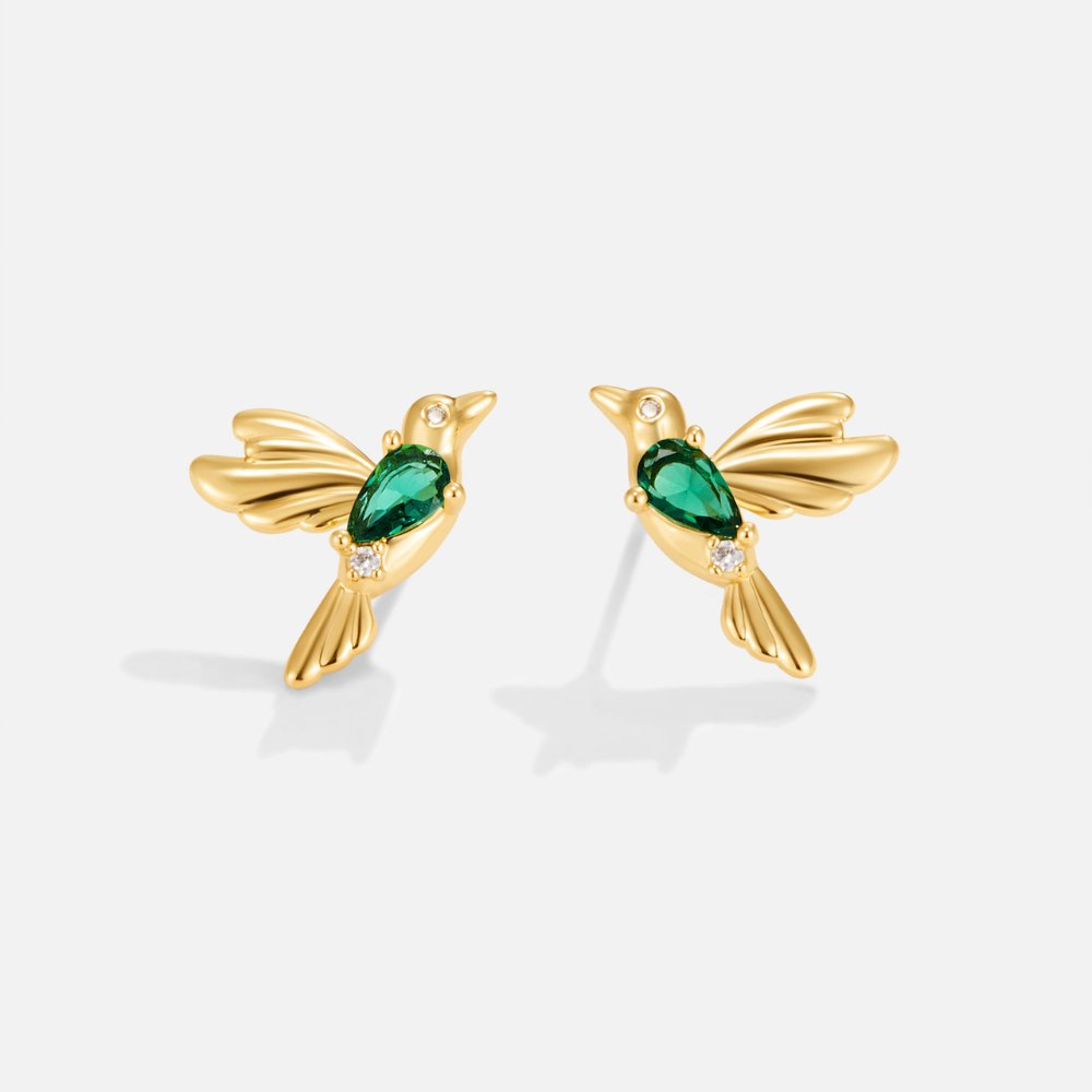 Boucles d’oreilles colibri