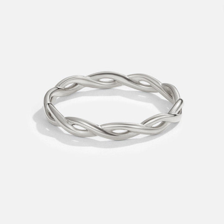 Bague infini 18K argentée