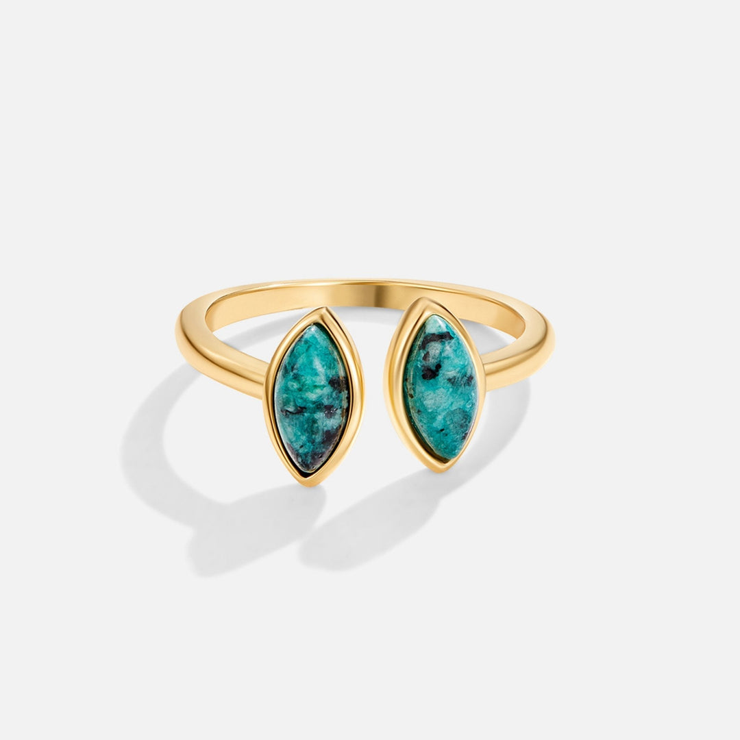Bague verte jade