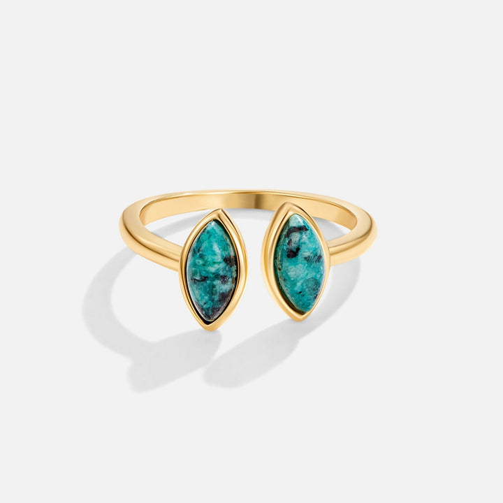 Bague verte jade