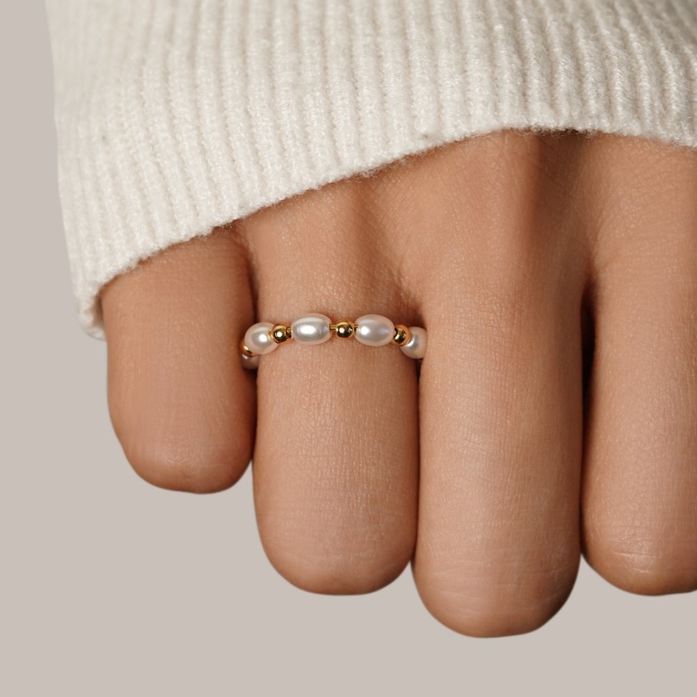 Bague Kai mini perle