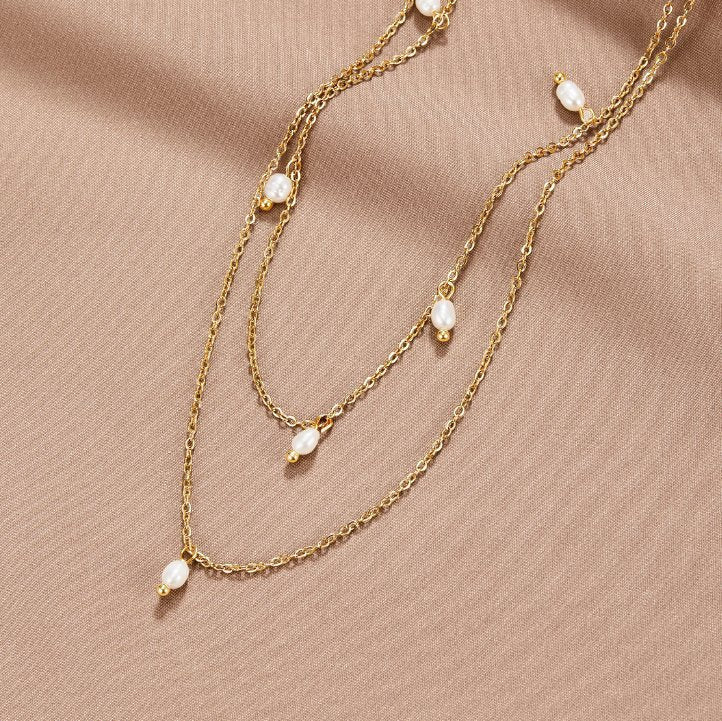 Kayla Multirang goutte collier