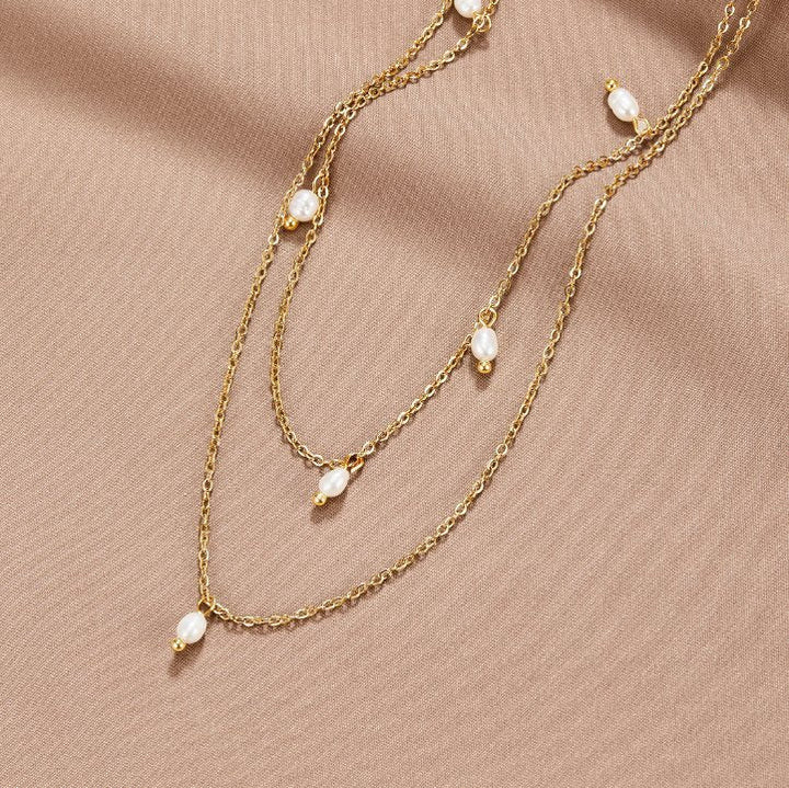Kayla Multirang goutte collier
