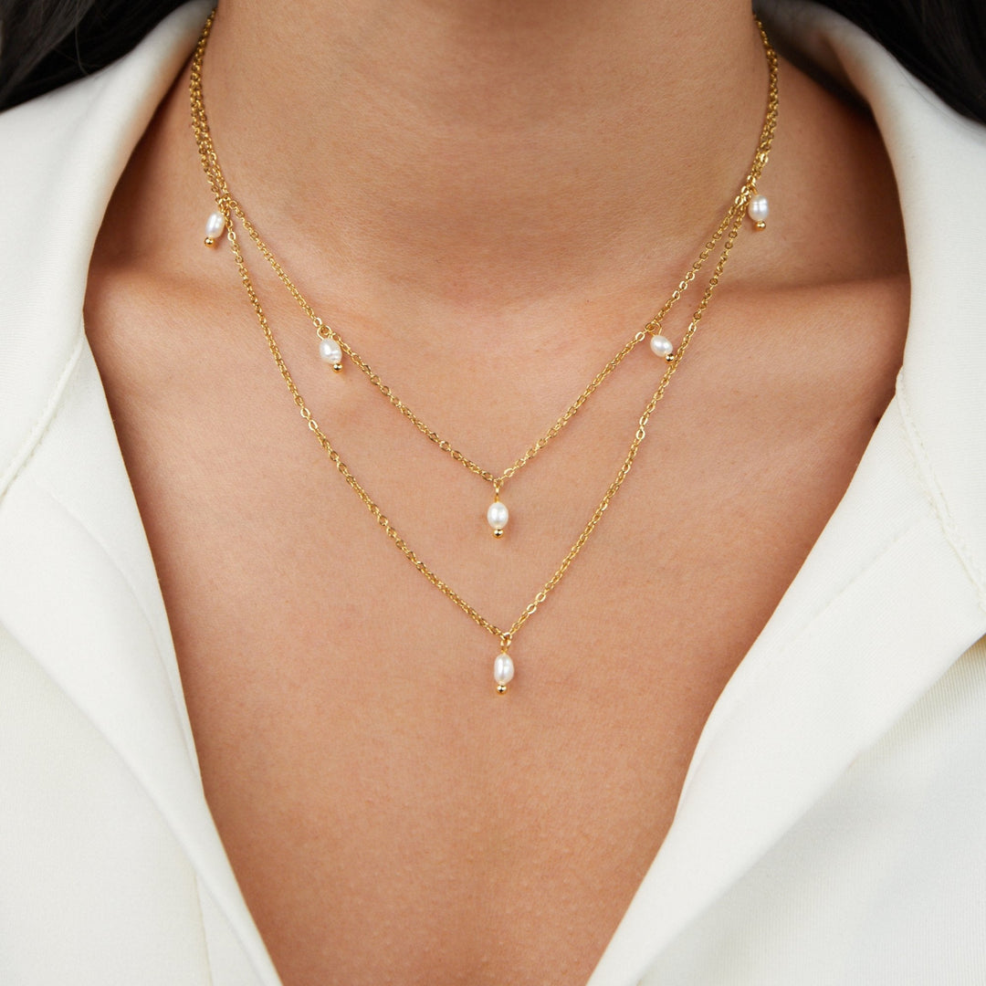 Kayla Multirang goutte collier