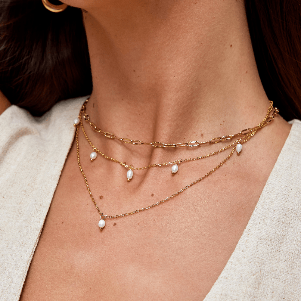 Kayla Multirang goutte collier