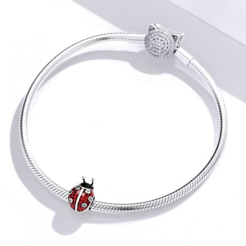 Charm Coccinelle - Maison Perle