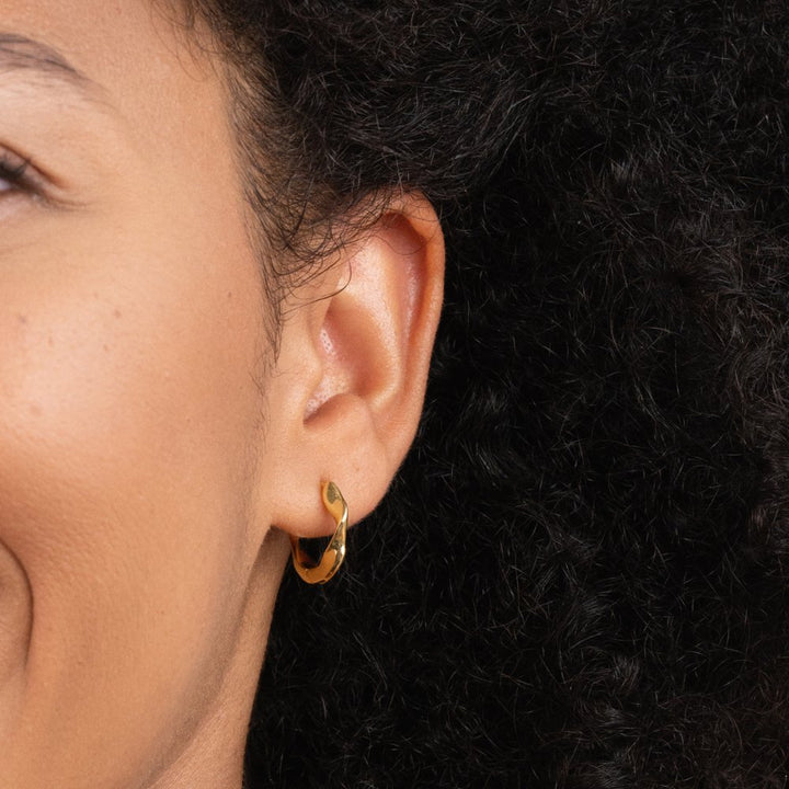 Boucles d’oreilles torsadées Lala