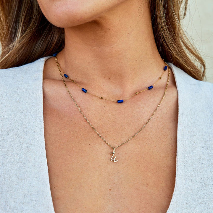 Collier z lapis lazuli