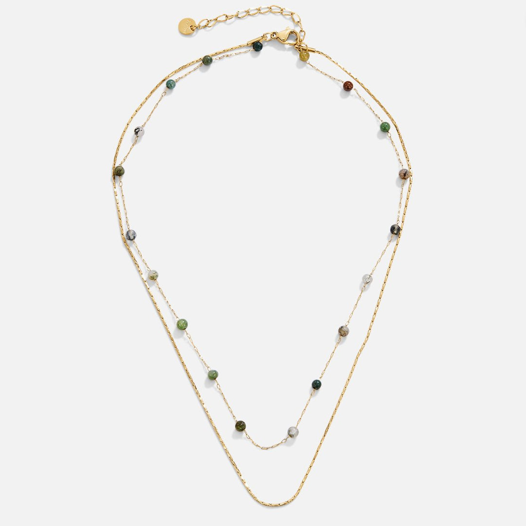 Alana multirang Collier doré s pierremi