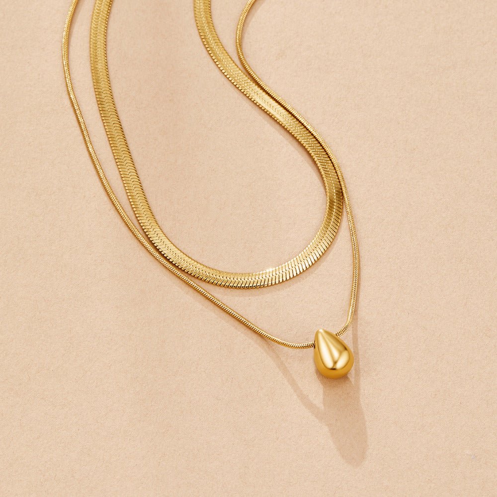 Multirang Bella goutte collier