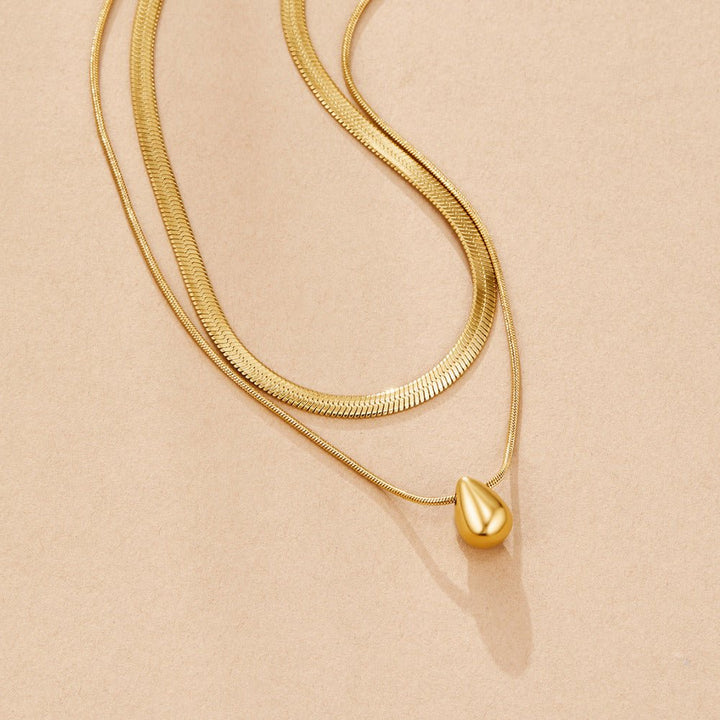 Multirang Bella goutte collier