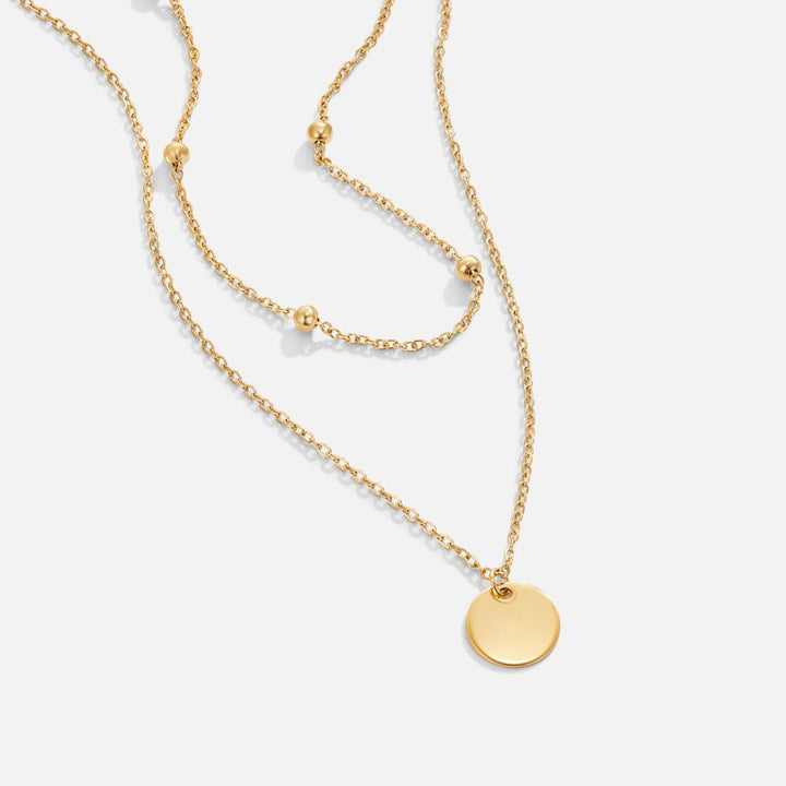 Collier multirang à médaillons