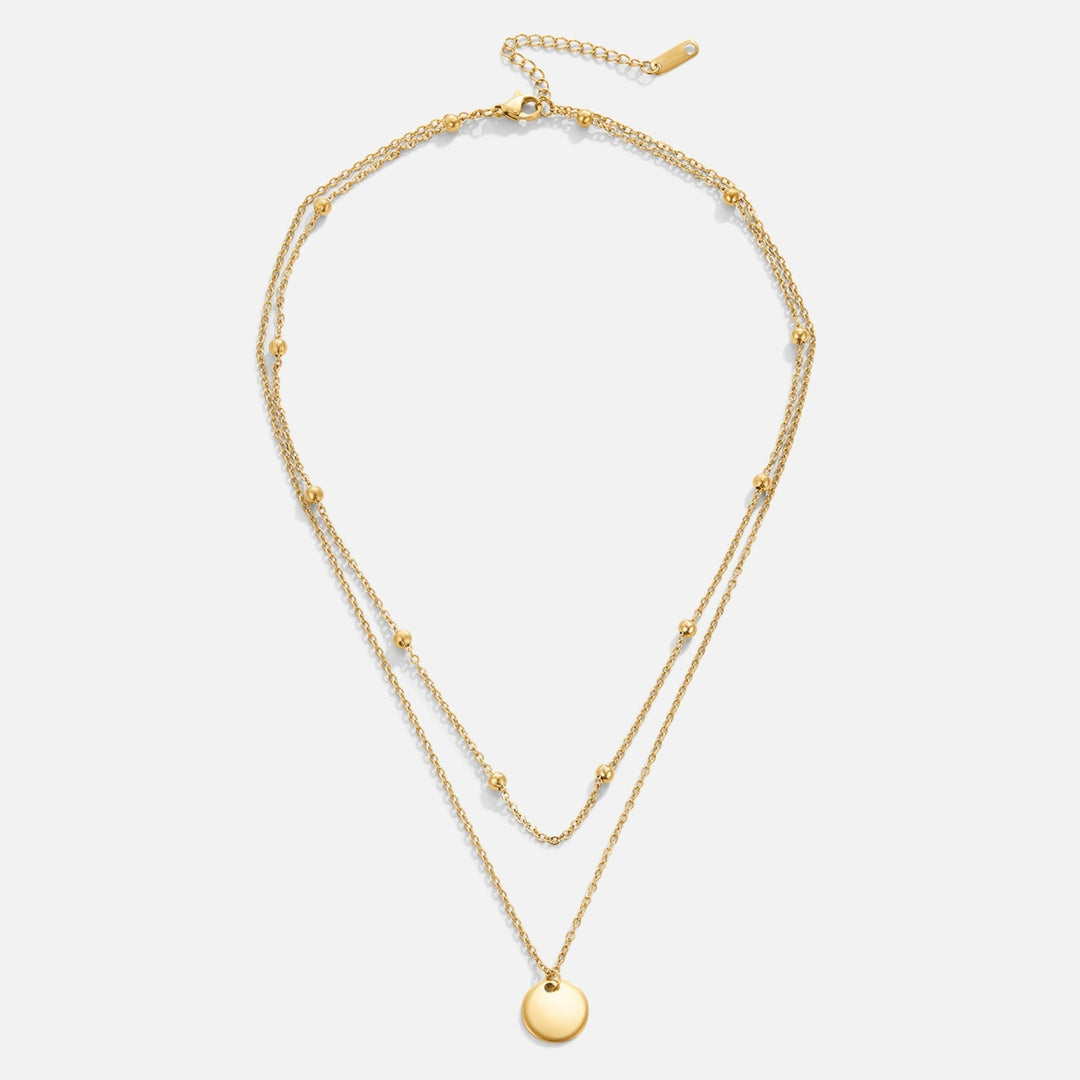 Collier multirang à médaillons