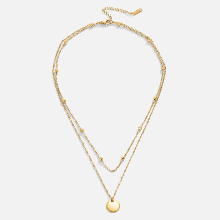 Collier multirang à médaillons