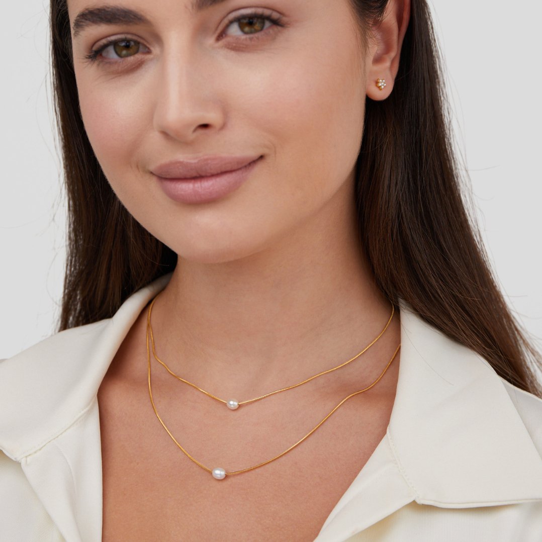 Collier multirang zo sladkovodných perál