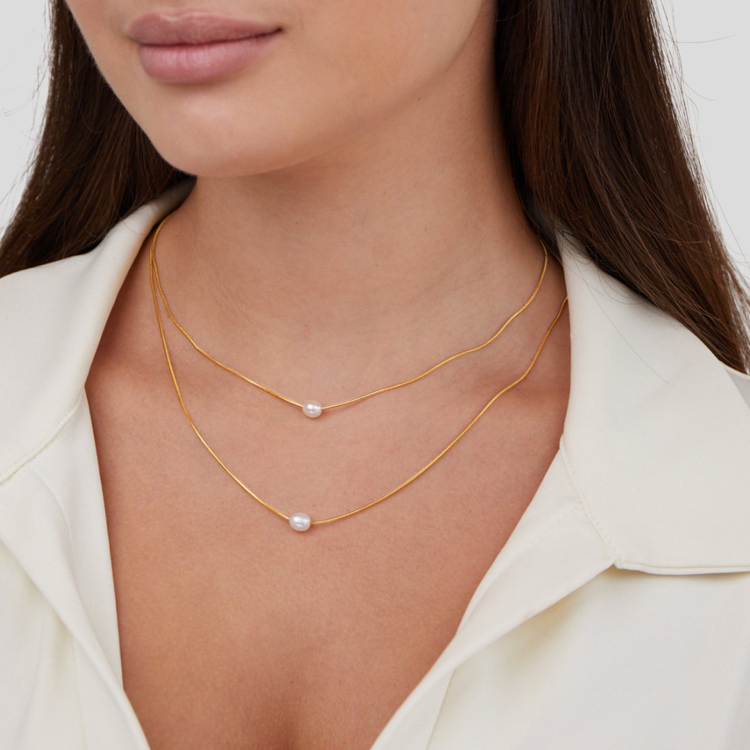 Collier multirang zo sladkovodných perál