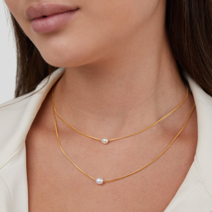 Collier multirang zo sladkovodných perál