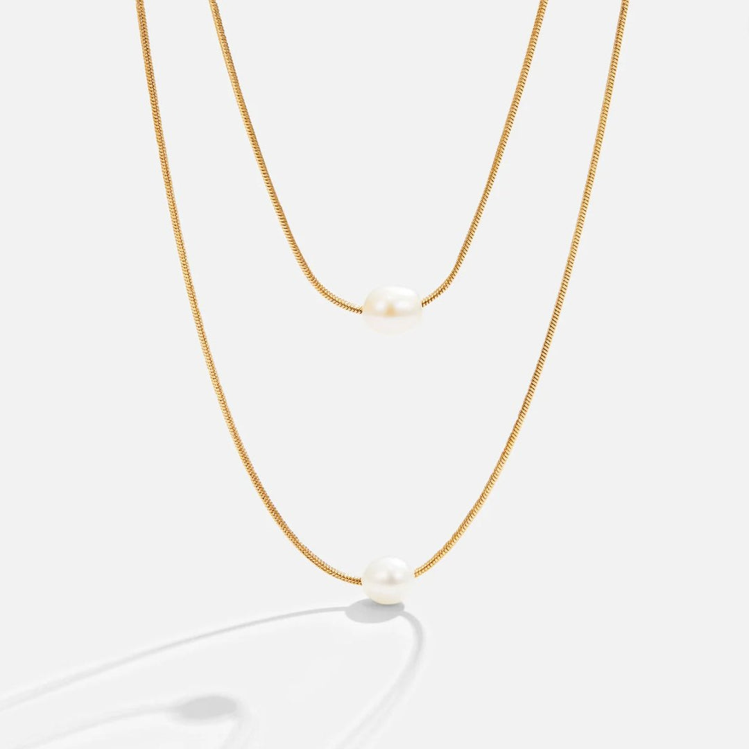 Collier multirang zo sladkovodných perál