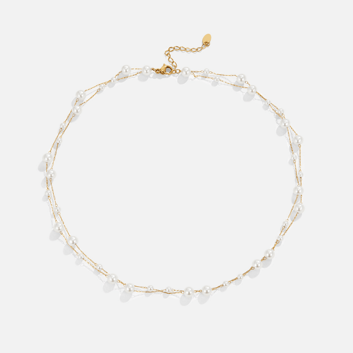 Collier multirang de perles Tori