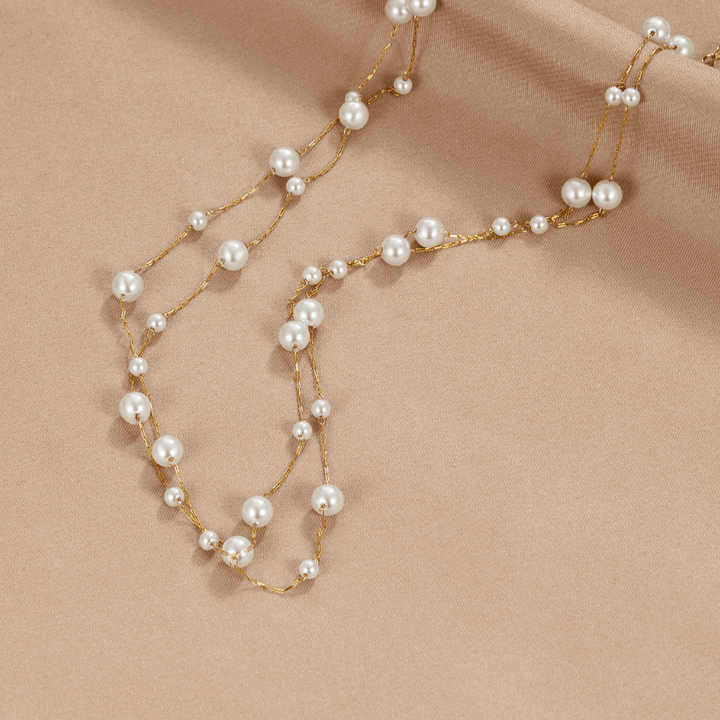 Collier multirang de perles Tori