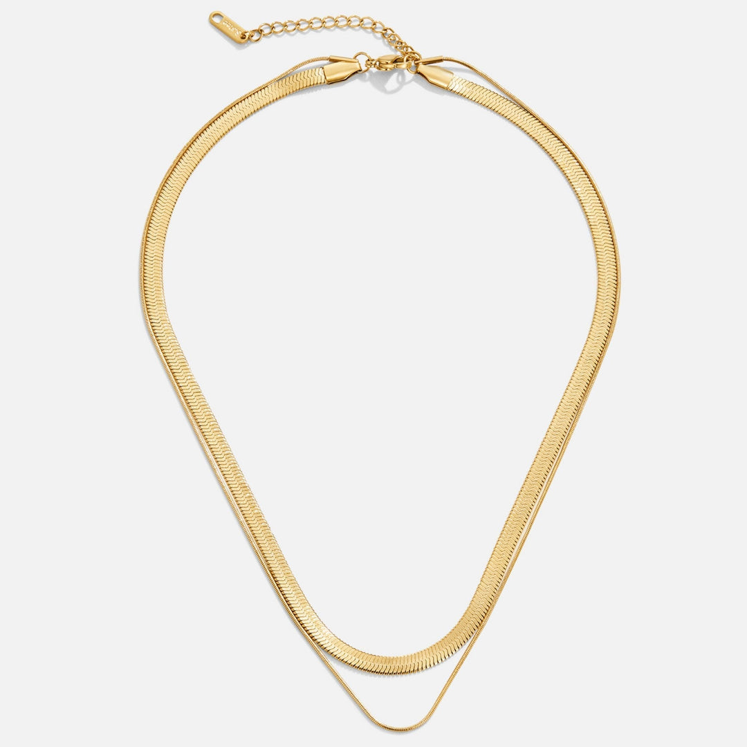 Layla collier multirang plaqué or 18K
