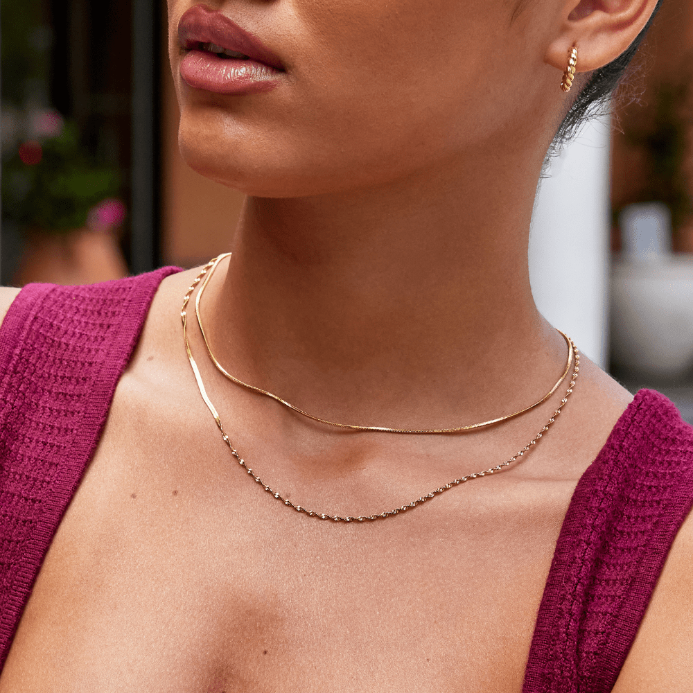 Leona multirang Collier doré