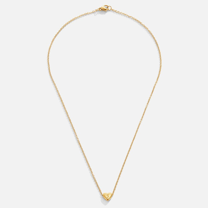 Collier so srdcom a iniciálou