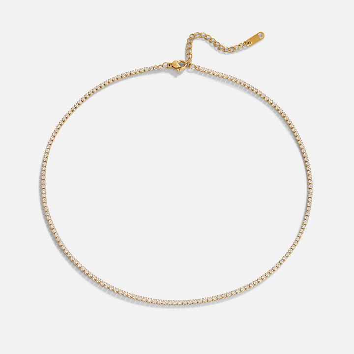 Collier Cordelia Gold Crystal