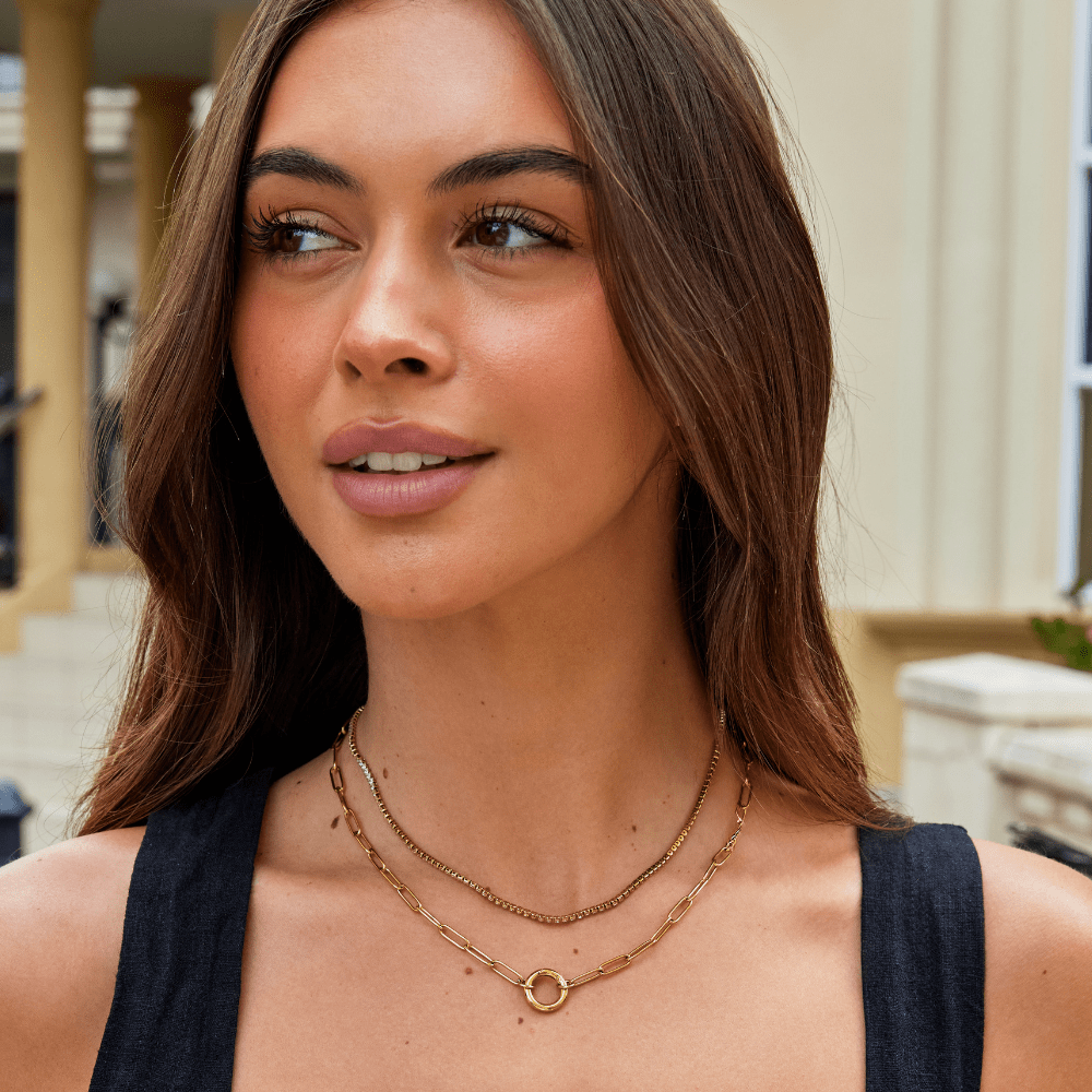 Collier Cordelia Gold Crystal