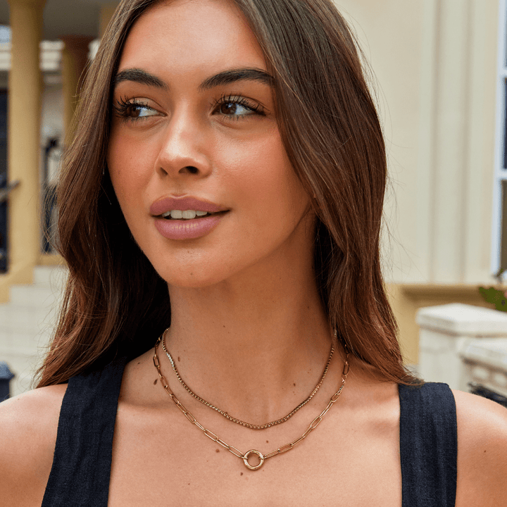 Collier Cordelia Gold Crystal