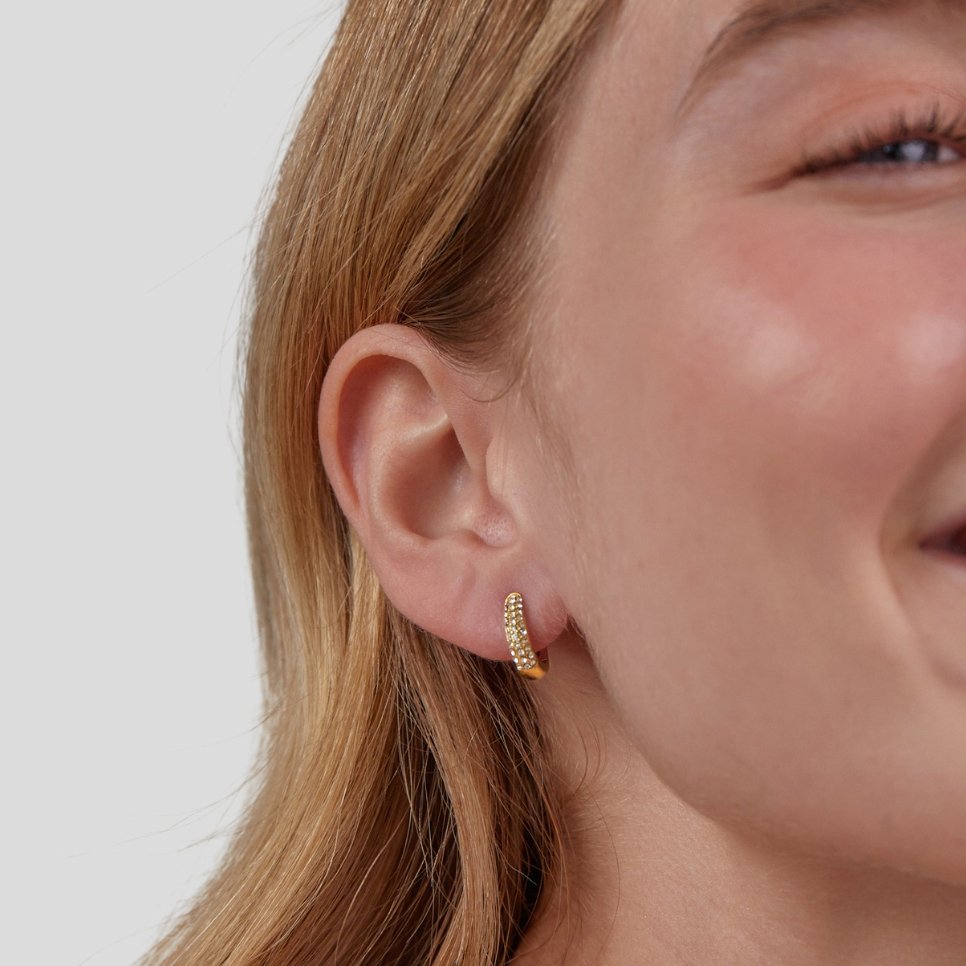 Boucles d’oreilles Lily en cristal