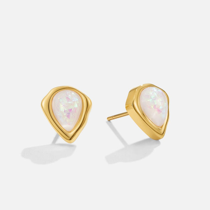 Boucles d’oreilles Lily avec opale