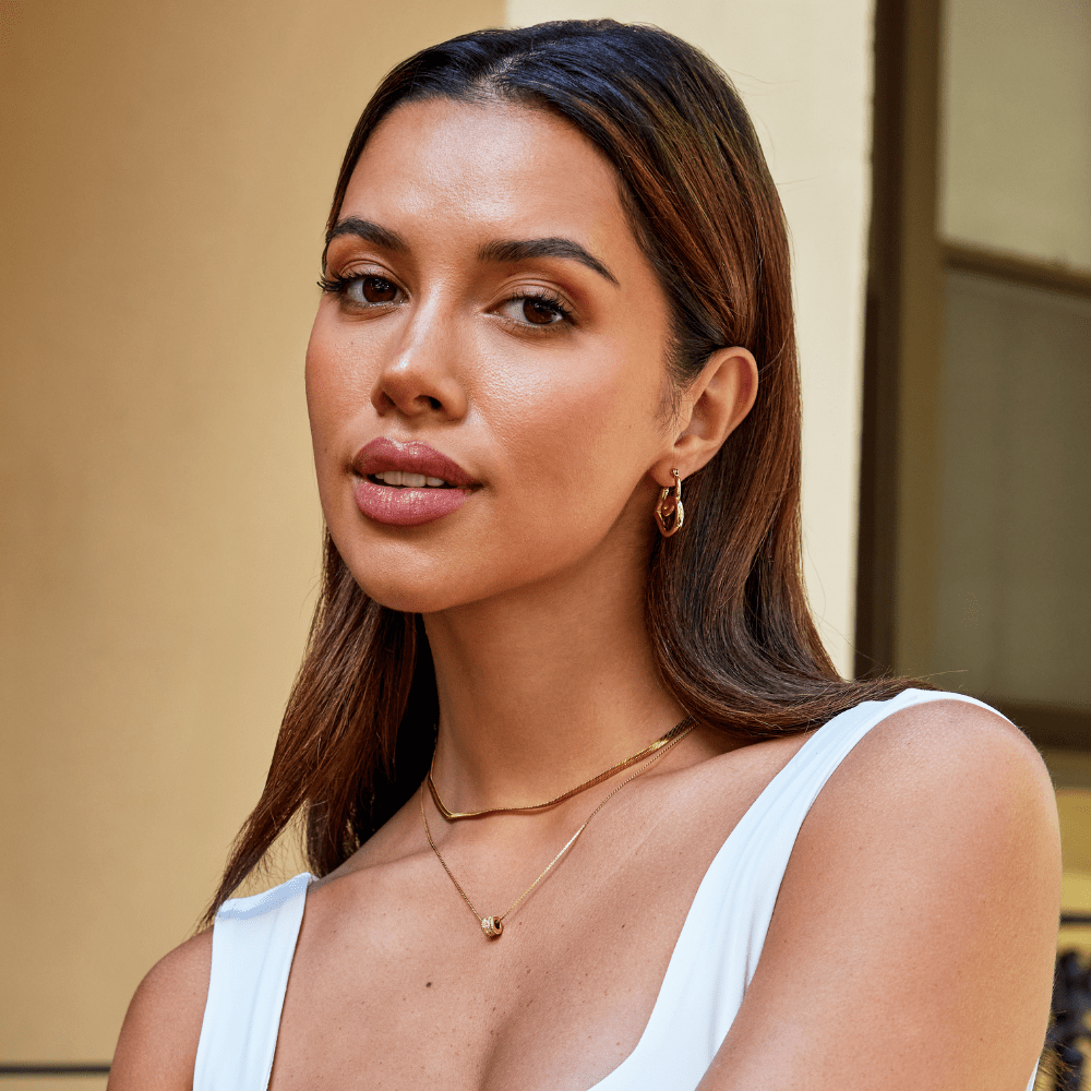 Boucles d’oreilles cœur torsadé Lira