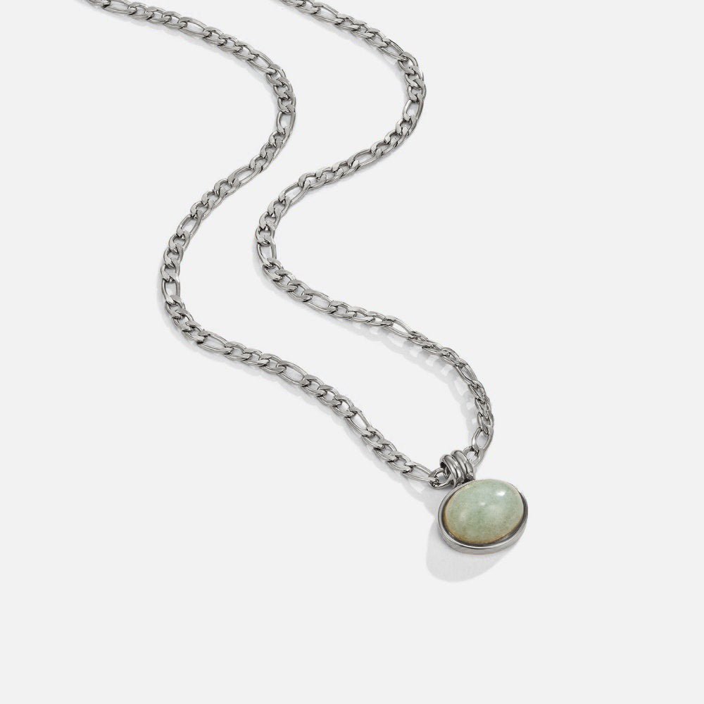 Collier avec pendentif Liza Jade zo striebra