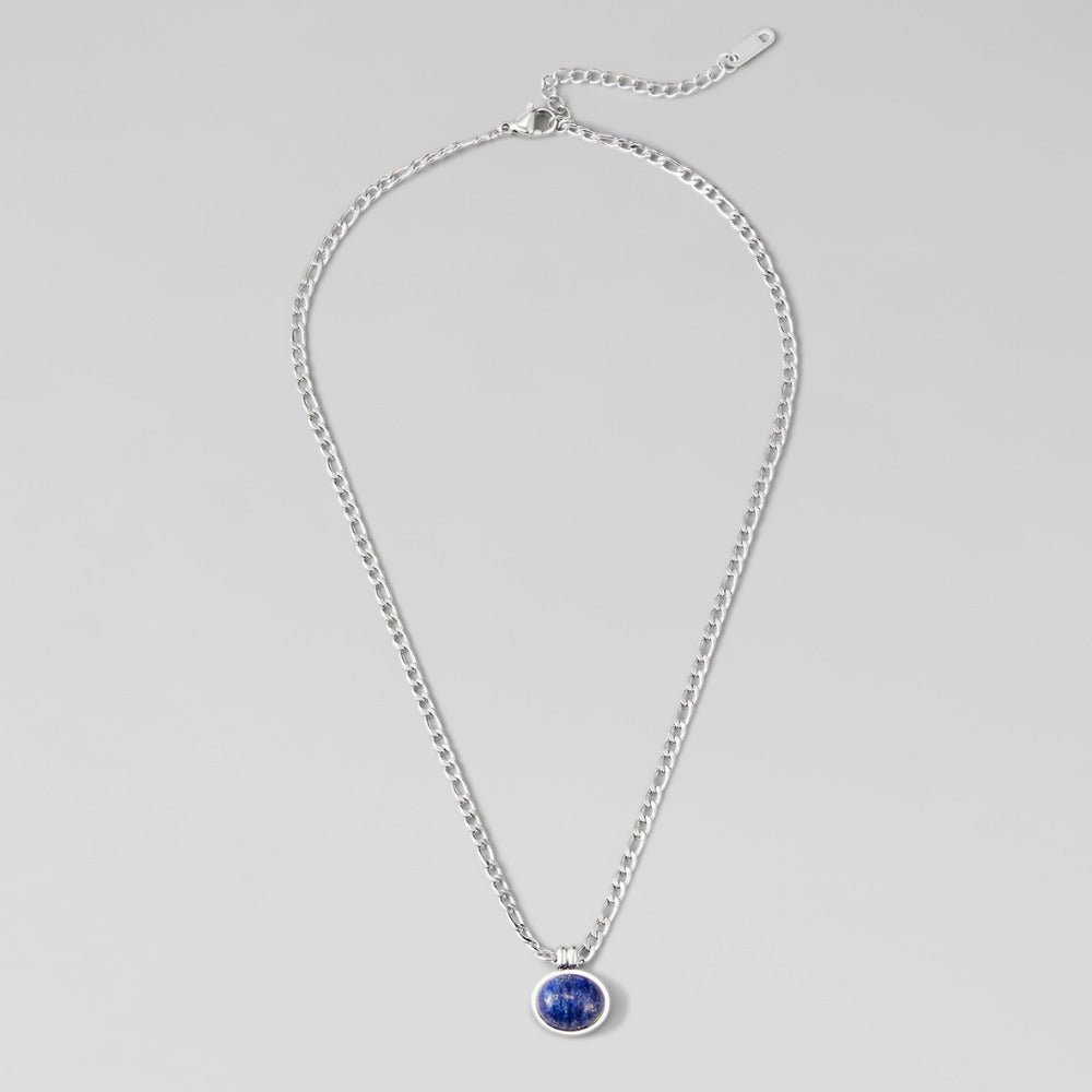 Liza Lapis Lazuli Collier argenté