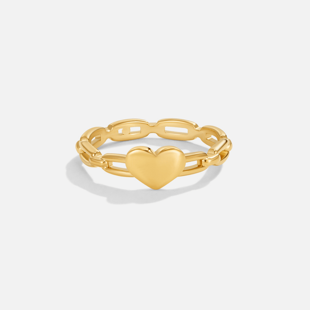 Bague Lola cœur chaîne
