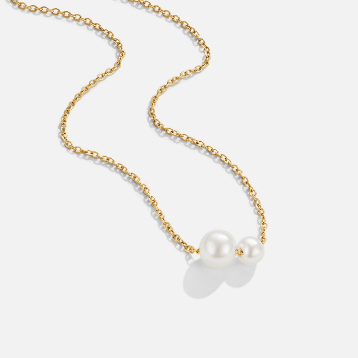 Collier Louise s dvojitým perlovým príveskom