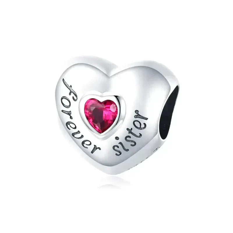 Charm Amour Éternel pour Sœur – Maison Perle