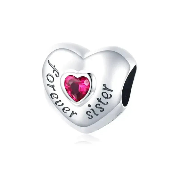 Charm Amour Éternel pour Sœur – Maison Perle
