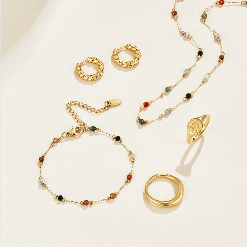Lulu collier avec perles