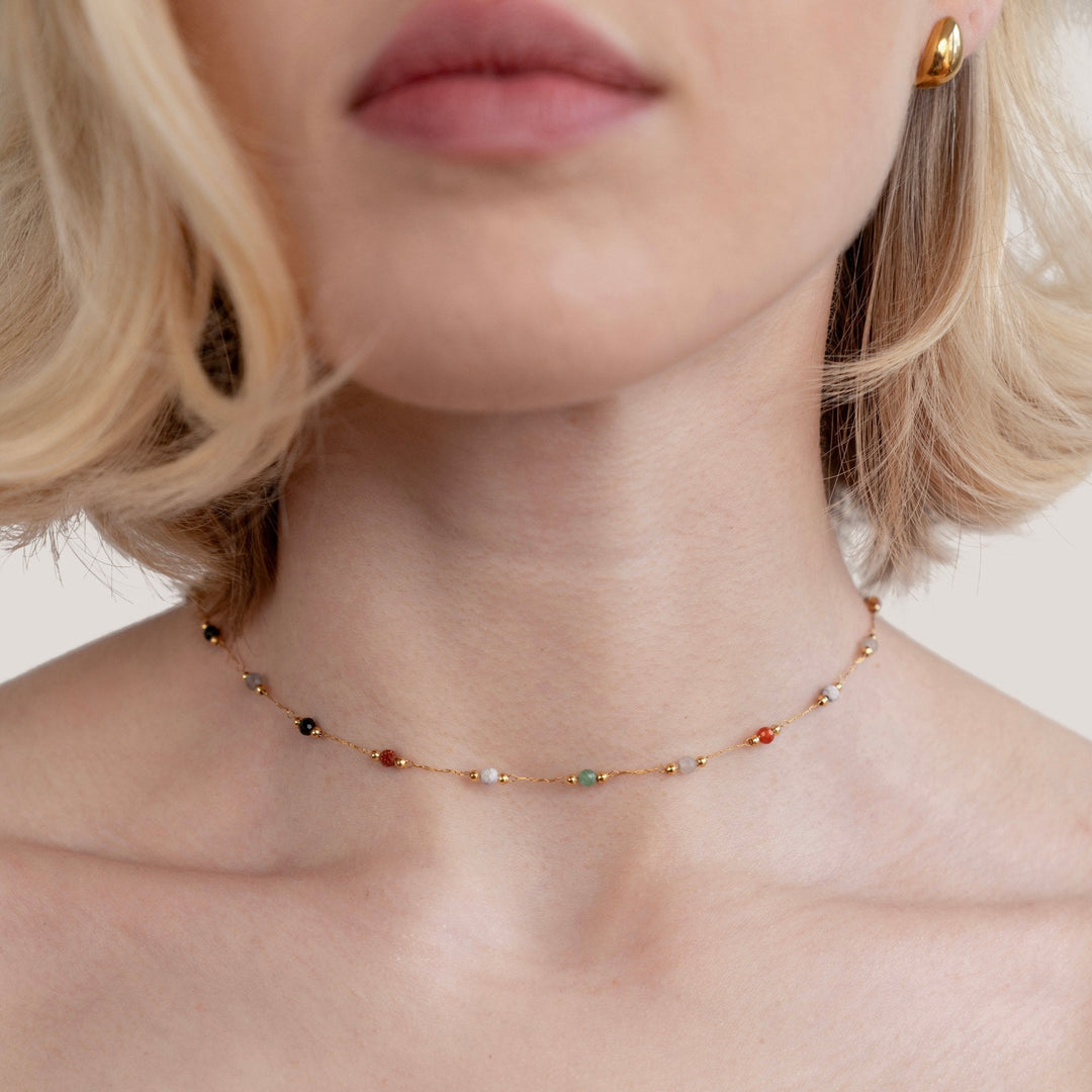 Lulu collier avec perles