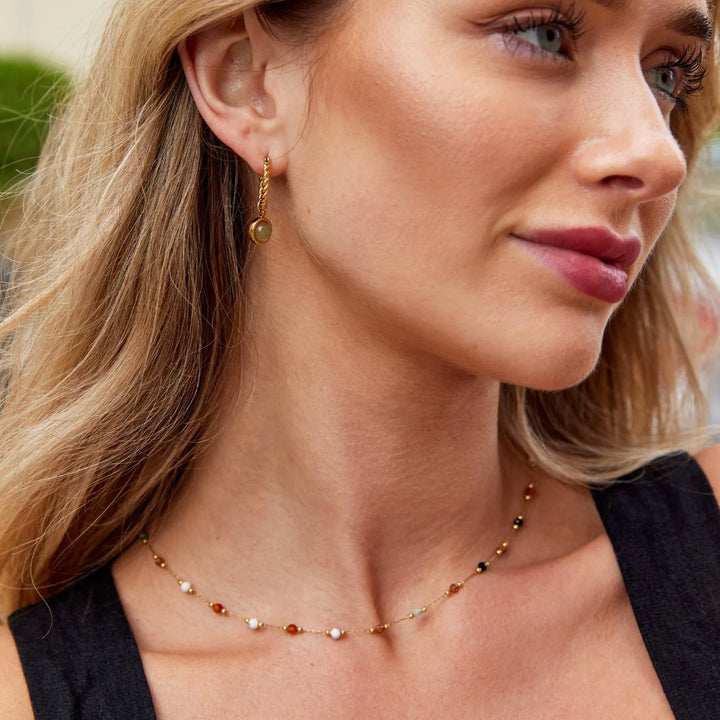 Lulu collier avec perles